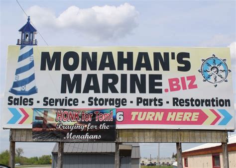 Monahans marine - Today Monahan’s Marine operates as a dealership, service facility, parts shop, and outdoor retailer with an expanded product line covering every season. We are a recognized leader within the areas of Ice Castle Fish Houses, boats, pontoons, marine lifts, docks, commercial grade trailers, and even skid steer attachments. 